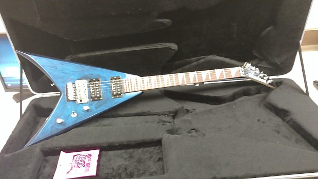 Jackson King V KVX10 2007 Cobalt Blue Swirl | Reverb Jackson King V KVX10 2007 Cobalt Blue Swirl | Reverb