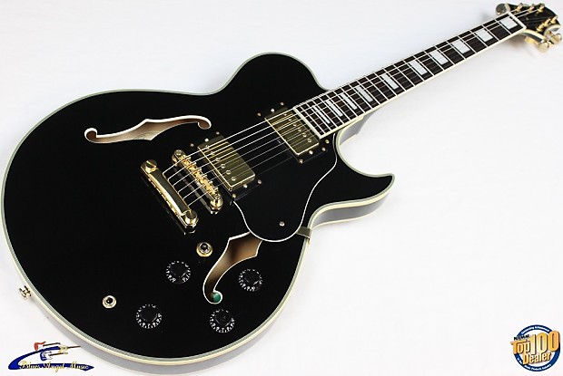 Samick Greg Bennett Royale RL 4 Semi Hollowbody Electric Guitar Black 29011 Reverb