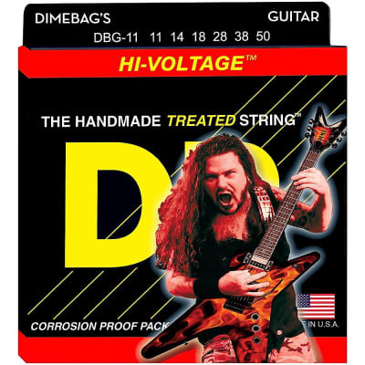 DR Hi-Voltage Dimebag Darrell Signature Electric Guitar Strings Heavy DBG-11 image 1