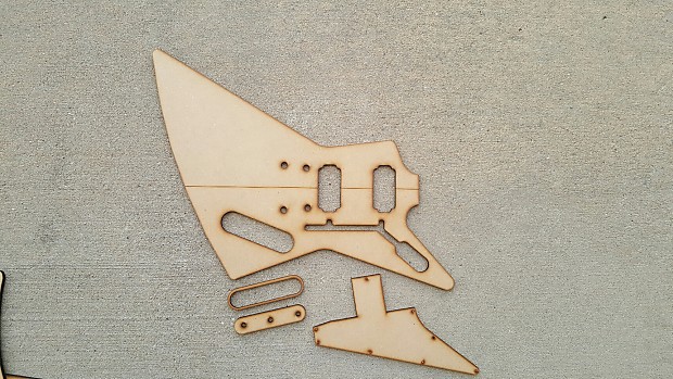 Explorer Guitar Template Set Explorer Reverb