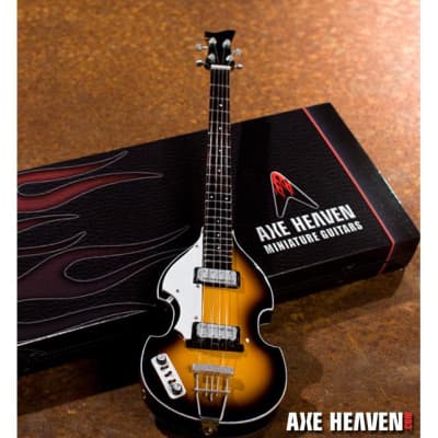 Axe Heaven Paul McCartney Original Violin Bass Miniature Guitar Replica - Fab Four image 2
