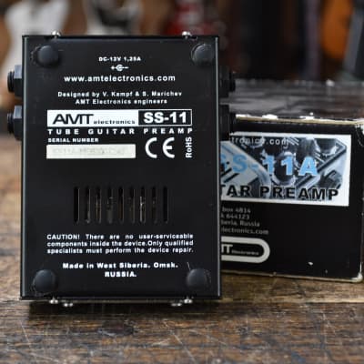 AMT Electronics SS-11 (Classic) Guitar Preamp 2010s - Black image 2