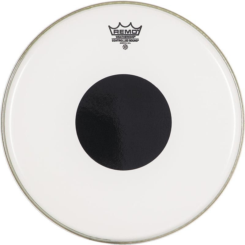 Remo Clear Controlled Sound 13" Drum Head w/Black Dot On Top image 1