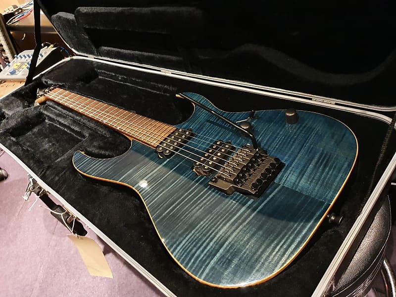 ギター Ibanez RG3120tw Ibanez Prestige RG3120 TW Twilight Blue Flame Top Mahogany