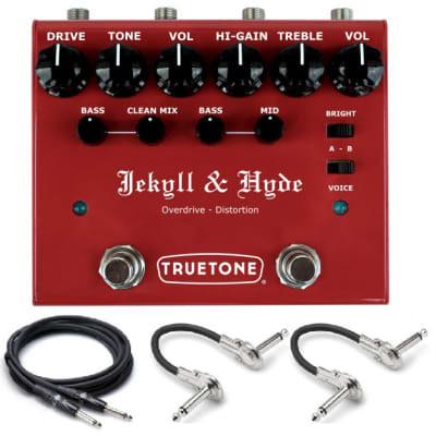 New TrueTone V3 Jekyll & Hyde Overdrive & Distortion Guitar Effects Pedal image 1