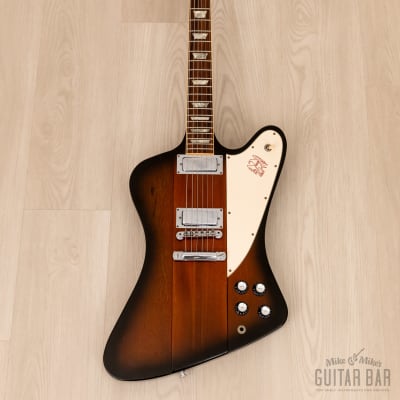 1996 Gibson Firebird V Vintage Sunburst 100% Original w/ Banjo Tuners, Case image 2