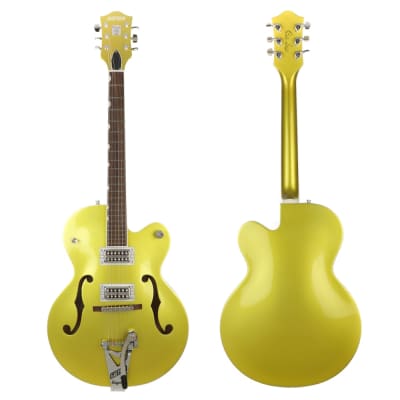 Gretsch G6120T-HR Brian Setzer Signature Hot Rod Hollow Body With Bigsby - Lime Gold, Rosewood Fingerboard image 2