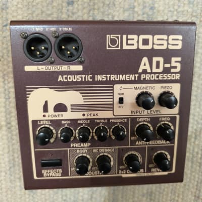Reverb.com listing, price, conditions, and images for boss-ad-5-acoustic-instrument-processor