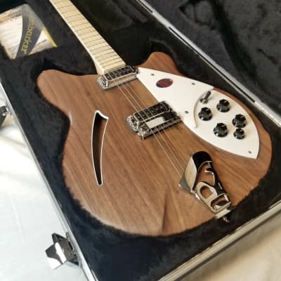 Rickenbacker 360 Deluxe Thinline Semi-Hollow Electric Guitar, Walnut, 21 Fret, Maple FB, Stereo, 360W New! 2023 image 2
