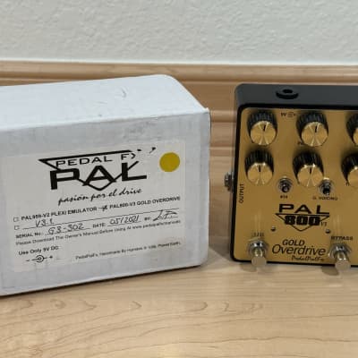 Reverb.com listing, price, conditions, and images for pedalpalfx-800-gold-overdrive-v3