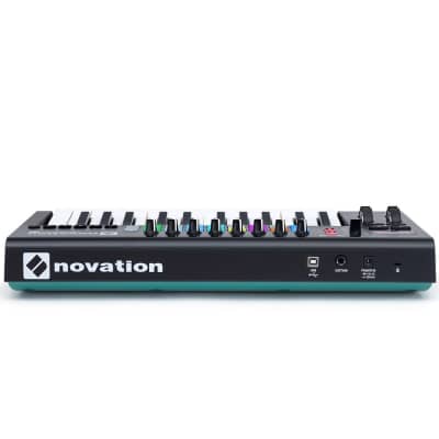 Novation Launchkey 25 MK2 USB MIDI Controller Keyboard + Studio Headphones image 2