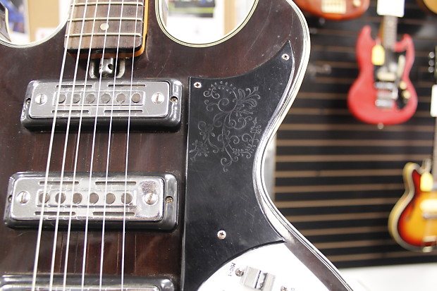 Vintage 1960's Teisco Del Rey EP-93T in Mocha Brown | Reverb