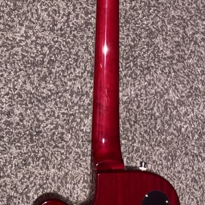 Epiphone factory 2nd Wildkat Wine Red electric guitar ohsc image 7