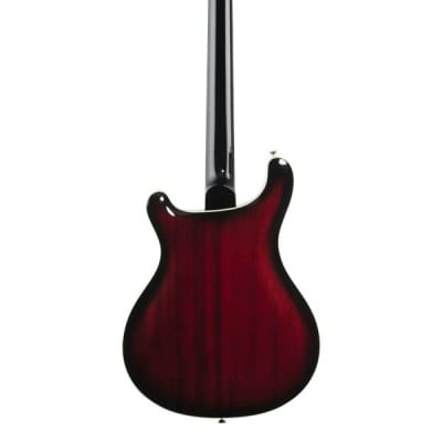 PRS SE Hollowbody Standard Electric Fire Red Burst with Case image 5