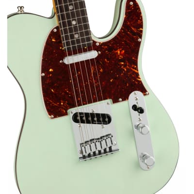 Fender American Ultra Luxe Telecaster Surf Green image 3