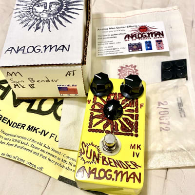 Analog Man Sun Bender MKIV 今入手困難のモデル - メルカリ