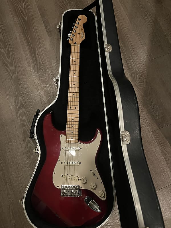 Fender Strat with upgrades and molded hard shell case image 1