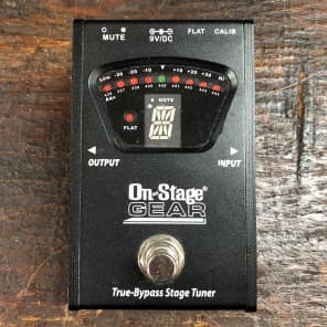 On-Stage GTA7800 True Bypass Pedal Tuner