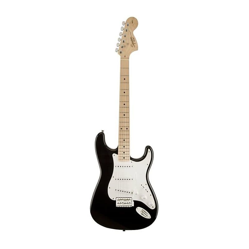 Fender Squier Affinity Stratocaster Mn Black Chitarra Reverb 9542