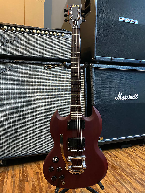 Gibson SGJ modified with Bigsby Lefty / Left-handed 2013