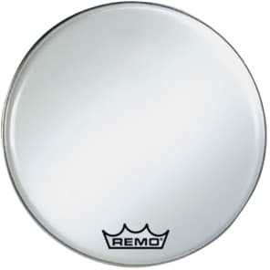 Remo Ambassador Smooth White Crimplock Bass Drum Head 32"
