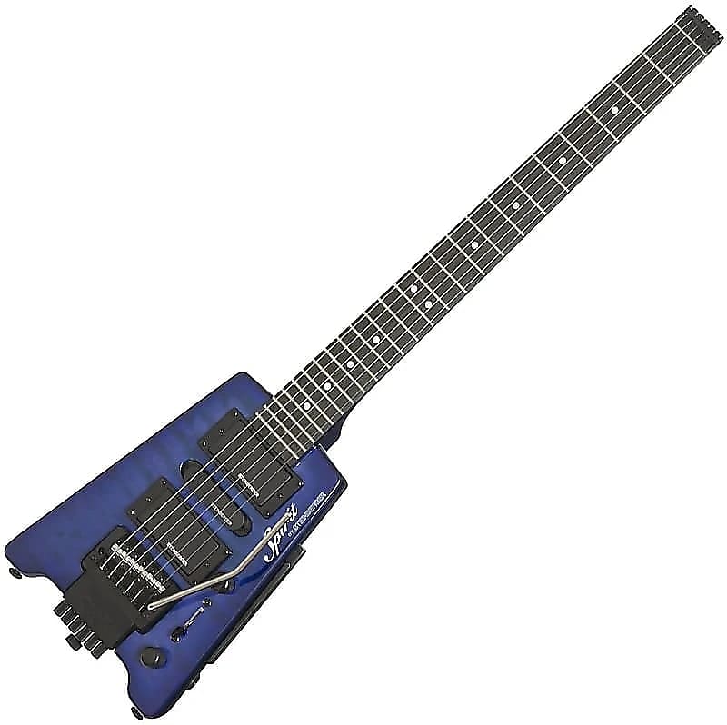 Steinberger Spirit GT-PRO Quilt Top Deluxe Electric Guitar Trans Blue