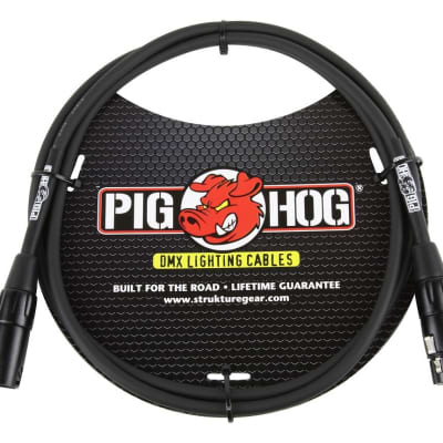 Pig Hog 5ft DMX Lighting Cable 3 Pin, PHDMX5 image 1