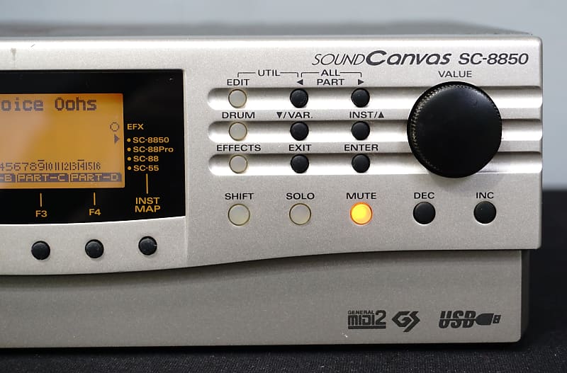 Roland ED Sound Canvas SC-8850 Polyphonic Digital Synth MIDI Sound