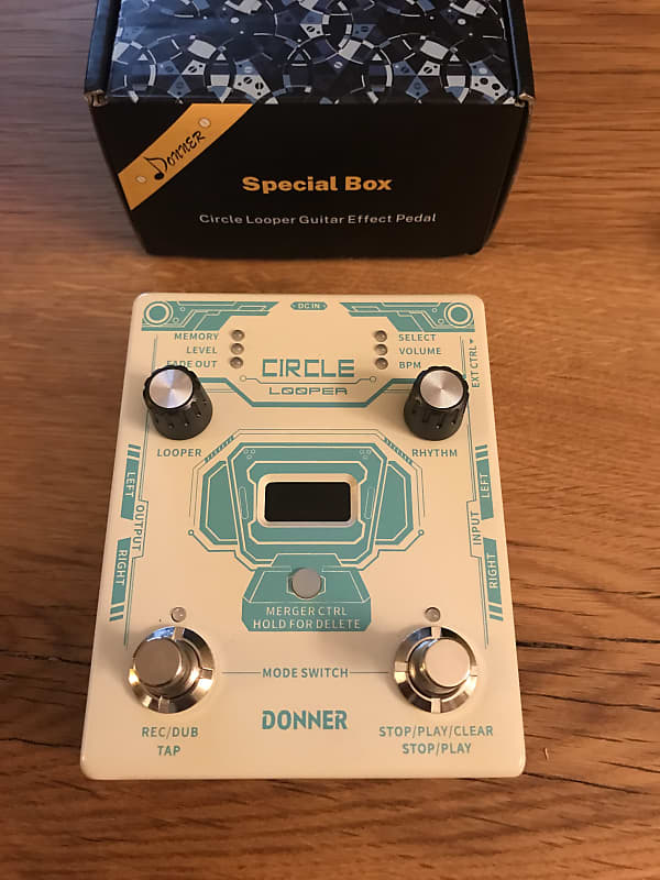 Donner Loop Effect Pedal with Drum Machine and USB Integration image 1