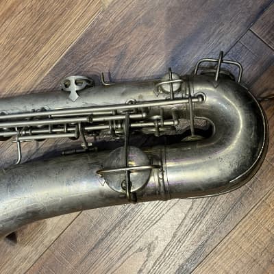 C.G. Conn 1920's C Melody Saxaphone - Silver Plated image 5
