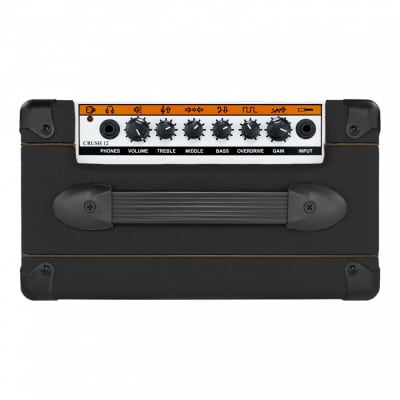 Orange Amps Crush 12 Combo Guitar Amplifier 12W 1-Ch 1x6" BLACK w/ Overdrive image 6