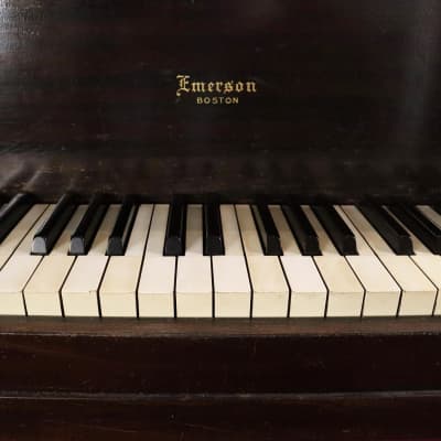 Emerson Baby Grand Piano - Vintage 1920s, Ebony image 6