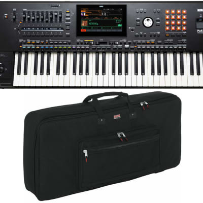 Korg PA5X61 61-Key Pro  Keyboard / Arranger With Color Touch Screen + Gator GKB-61 Case