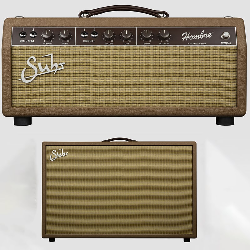 Suhr Hombre 18-Watt Guitar Amplifier Head w/ Matching 2x12 Speaker Cabinet image 1