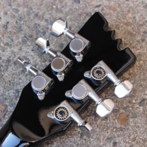 1995 Mosrite Mini MIJ Rare Electric Travel Short Scale Guitar (Black) image 8
