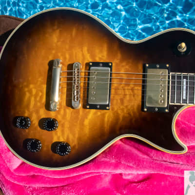 1992 Orville by Gibson LPC-QM Les Paul Custom - KILLER Quilt Top! - Gibson USA Pickups - Made in Japan - Pro Set-Up! image 3