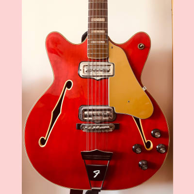 Fender Coronado XII 1966 candy apple red rare SPECIAL 12 string guitar image 2