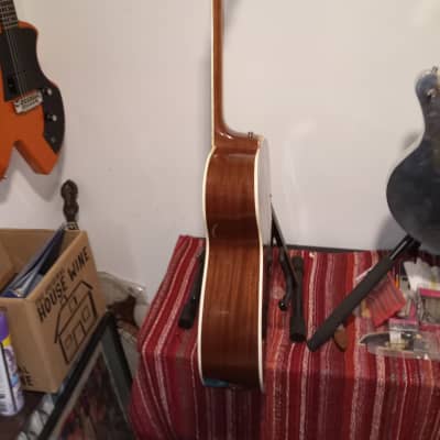 Jim Decava Custom Built Grand Auditorium Acoustic Guitar 2021  Adirondack spruce top. Cocobolo bridg image 9