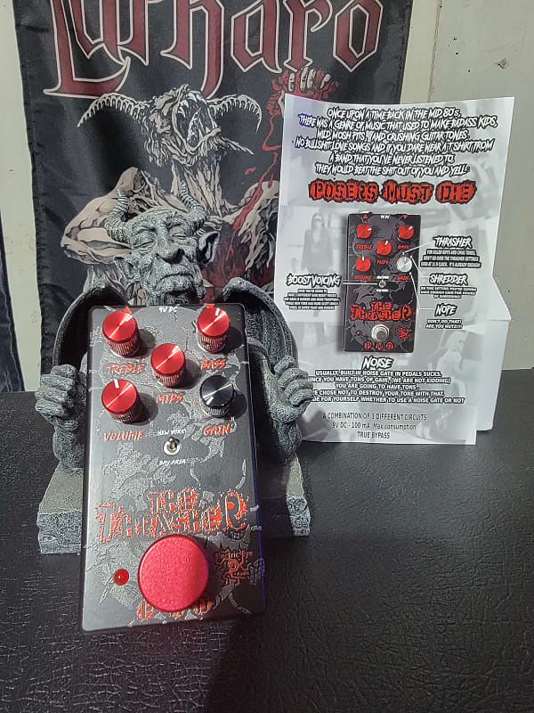 Electric Eye Audio The Thrasher (black) 2023 Black and Red Reverb