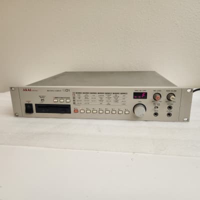 Akai S01 MIDI Digital Rack Sampler as-is 1993 - White
