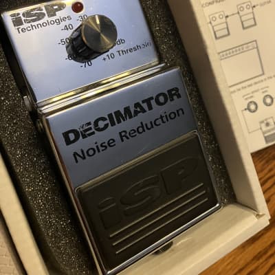 Reverb.com listing, price, conditions, and images for isp-technologies-decimator-noise-reduction-pedal