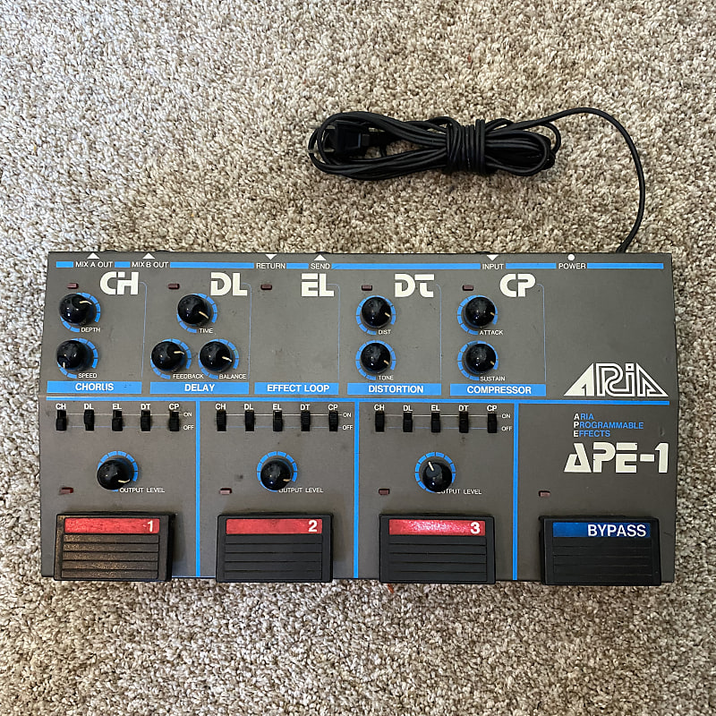 Aria APE-1 Rare Vintage 80’s Analog Multi Effects Unit