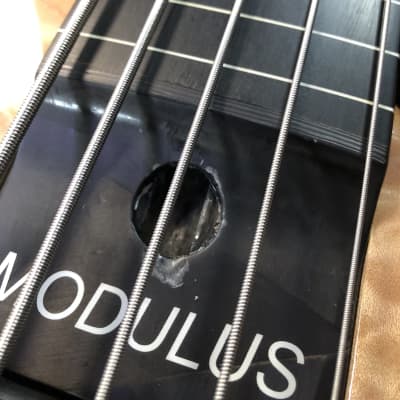 Modulus 2006 Quantum Graphite 5 String Fretless Bass with Case - Pre Owned **Read Description** image 8