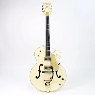 Gretsch G6136T-LTV White Falcon Lacquer with Bigsby, TV Jones Pickups