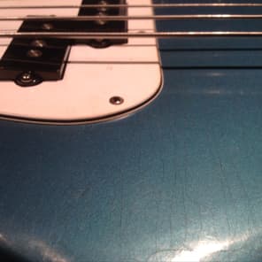 Squier Fender P Ocean Turquoise Metallic Nitro checking E Series Made in Japan image 6