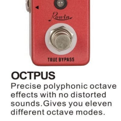 ROWIN LEF-3806 Octpus Octaver Poly Octave Micro Effect Pedal FREE SHIPPING image 3