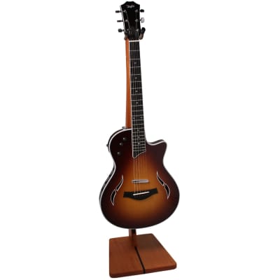 Zither Wooden Guitar Stand - Mahogany image 1