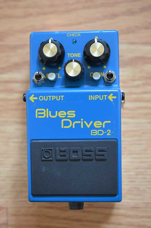 Boss BD-2 Blues Driver w/ Keeley Freak Fuzz Mod Blue