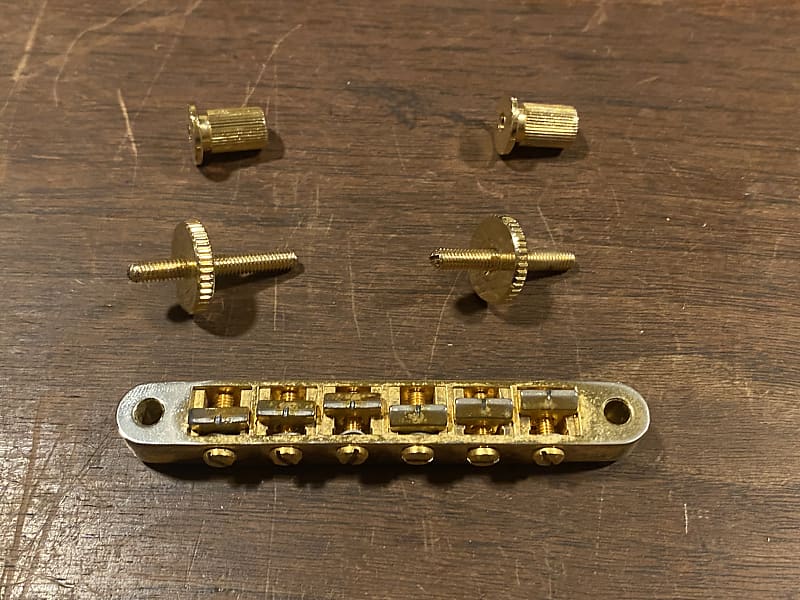 Gotoh Vintage Tune O Matic Bridge 1990s Gold Reverb