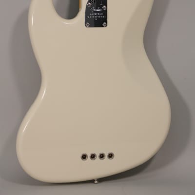 2022 Fender American Professional II Jazz Bass Olympic White w/OHSC image 10